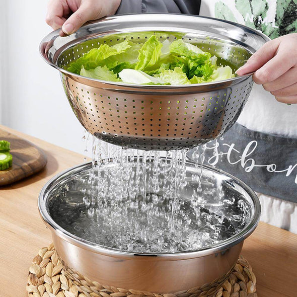 3 in 1 Stainless Steel Bowl